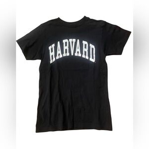 Harvard XS Short Sleeve Black Crewneck T Shirt